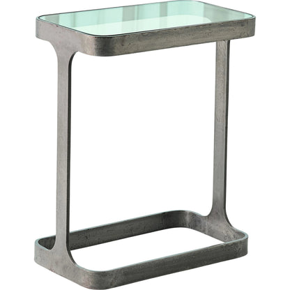 Saddle Table by Global Views. Made from iron, glass in a modern style.
