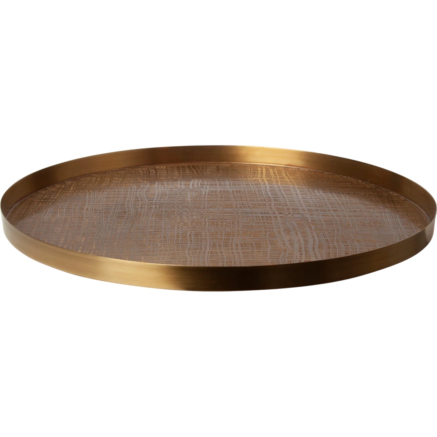 001 SR-701880 | Primary Silo | Plaid Etched Tray by Global Views in antique brass. Made from brass in a eclectic & global style.