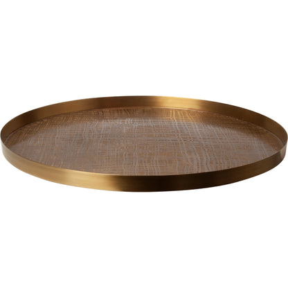 Plaid Etched Tray by Global Views in antique brass. Made from brass in a eclectic & global style.