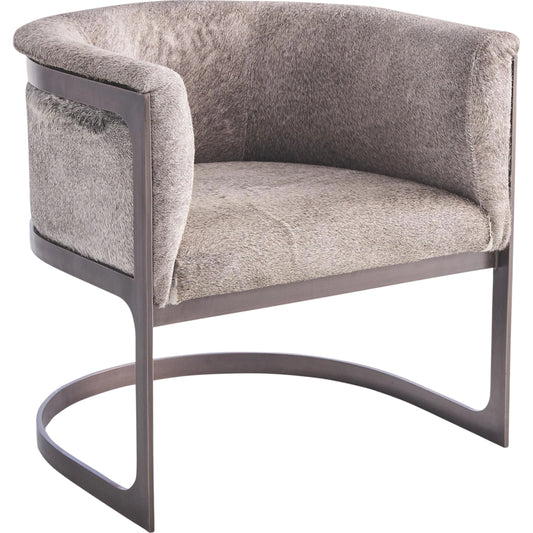 Regan Barrel Chair by Global Views. Made from mango, plyboard, iron in a transitional style.