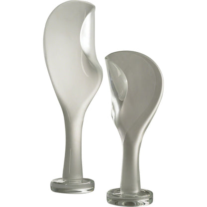 Glass Sculpture by Global Views. Made from glass in a modern style.