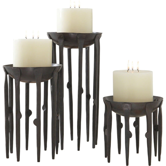 Bothwell Candlestand by Global Views. Made from iron in a modern style.