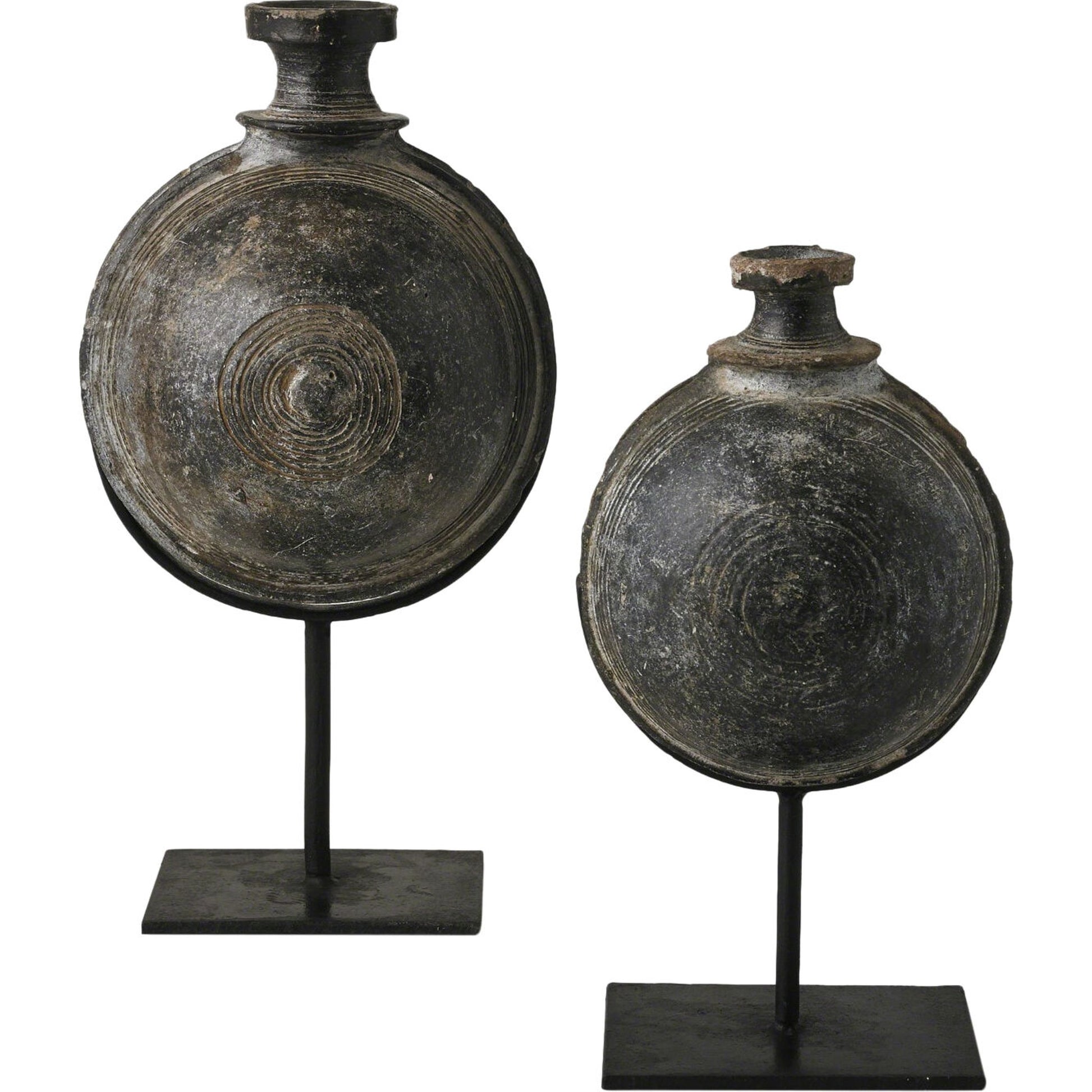 Camel Water Pot on Stand by Global Views. Made from terra cotta, iron in a eclectic & global style.