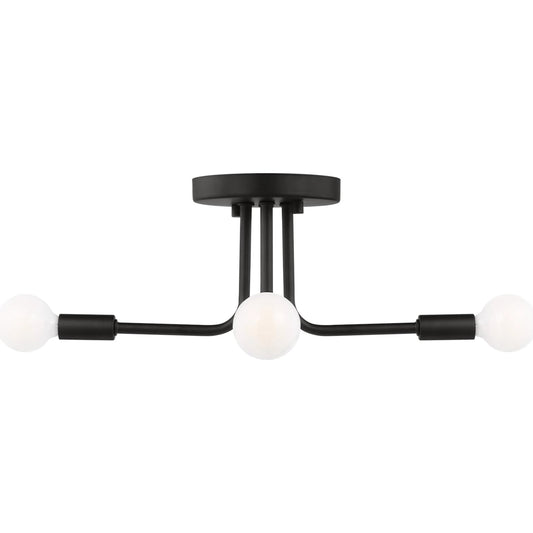 Van 4-Light Semi-Flush Mount by Visual Comfort & Co.. Made from steel in a unique style.