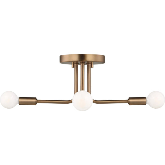 Van 4-Light Semi-Flush Mount by Visual Comfort & Co.. Made from steel in a unique style.