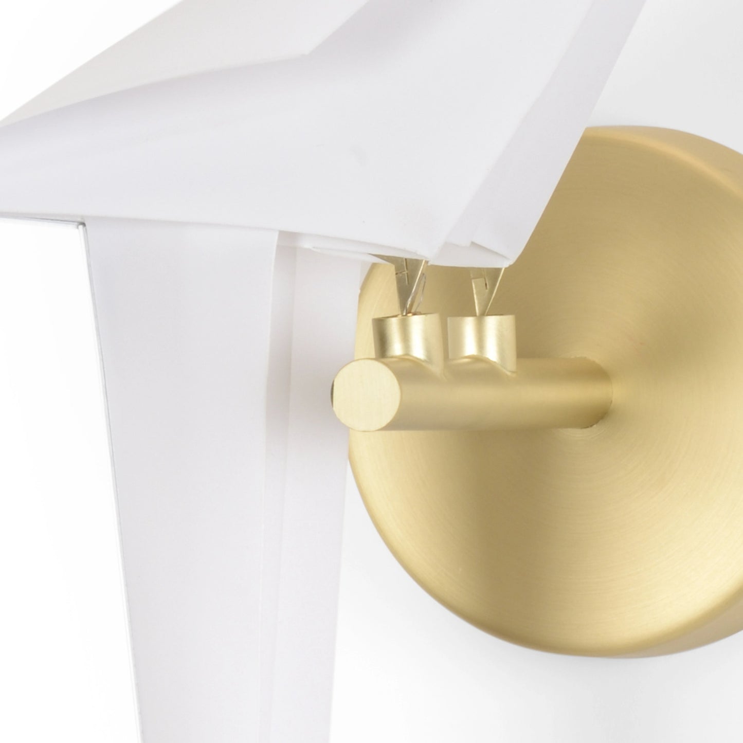 002 SR-782557 | Additional Silo | Origami Bird Sconce by Chelsea House in antique brass, cream. Made from metal, styrene in a coastal style.