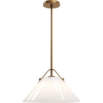 Bronwen Pendant by Currey and Company. Made from glass, metal in a traditional style.