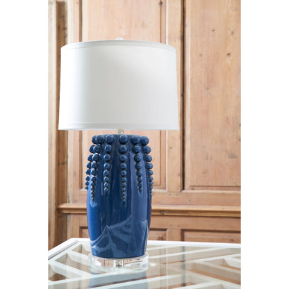 Sea Urchin Lamp by Chelsea House. Made from ceramic in a coastal style.