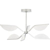 Polished Nickel / 32W / D 34" / W 34" / H 10"