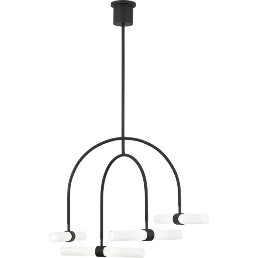 Calumn 4-Light Chandelier by Visual Comfort & Co.. Made from aluminum in a unique style.