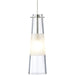 Bonn Pendant by Visual Comfort & Co. in white. Made from glass in a unique style.