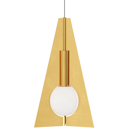 Mini Orbel Pyramid Pendant by Visual Comfort & Co.. Made from aluminum in a unique style.
