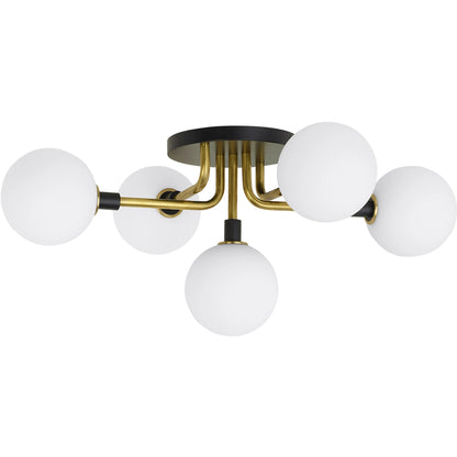 Viaggio Flush Mount by Tech Lighting. Made from metal in a modern style.