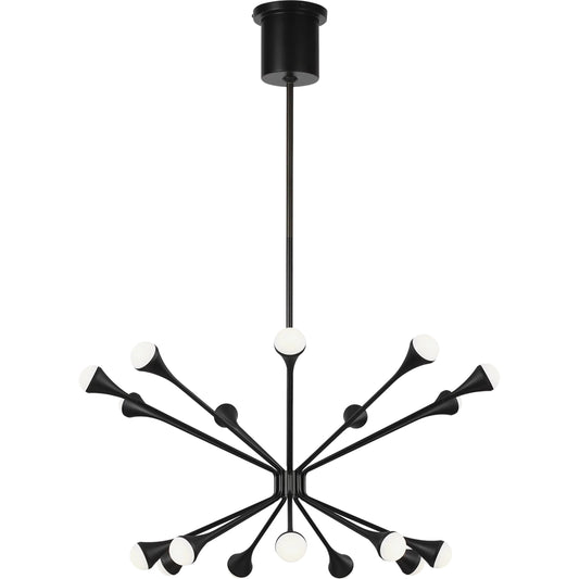 Lody 18-Light Chandelier by Visual Comfort & Co.. Made from steel in a unique style.