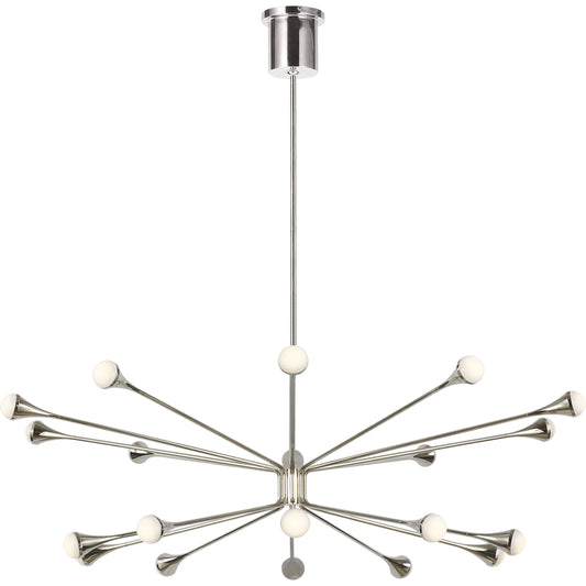 Lody 20-Light Chandelier by Visual Comfort & Co.. Made from steel in a unique style.