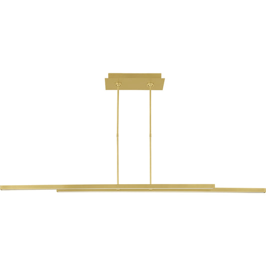 Stagger 60" Linear Suspension by Visual Comfort & Co.. Made from aluminum or brass in a unique style.