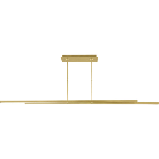 Stagger 84" Linear Suspension by Visual Comfort & Co.. Made from aluminum or brass in a unique style.