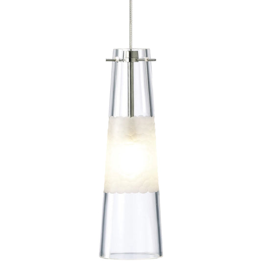 Bonn Pendant by Visual Comfort & Co. in white. Made from glass in a unique style.