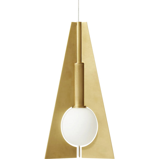 Mini Orbel Pyramid Pendant by Visual Comfort & Co.. Made from aluminum in a unique style.