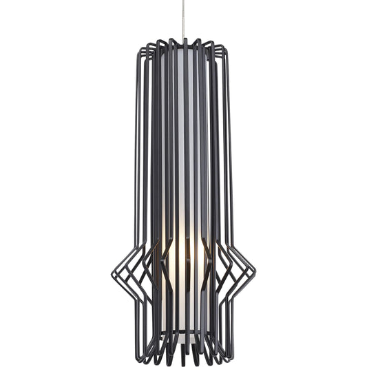 001 SI-2229812 | Primary Silo | Mini Syrma Pendant by Visual Comfort & Co. in satin nickel. Made from metal in a unique style.
