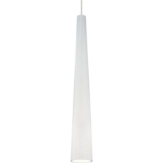 Zenith Nickel Large Pendant by Visual Comfort & Co. in satin nickel. Made from glass in a unique style.