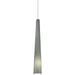 Zenith Nickel Small Pendant by Visual Comfort & Co. in satin nickel. Made from glass in a unique style.