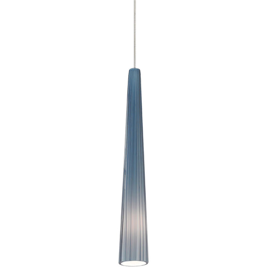 Zenith Nickel Small Pendant by Visual Comfort & Co. in satin nickel. Made from glass in a unique style.