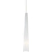 Zenith Nickel Small Pendant by Visual Comfort & Co. in satin nickel. Made from glass in a unique style.
