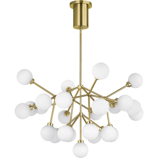 Mara Chandelier by Tech Lighting. Made from aluminum in a modern style.