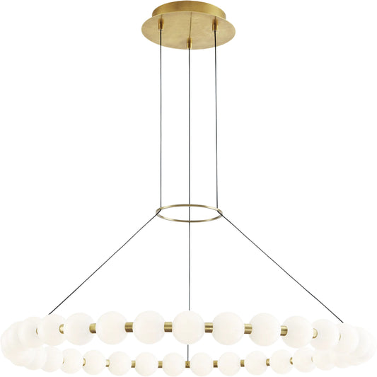 Orbet 36" Chandelier by Visual Comfort & Co.. Made from steel or brass in a unique style.