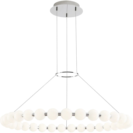 Orbet 36" Chandelier by Visual Comfort & Co.. Made from steel or brass in a unique style.