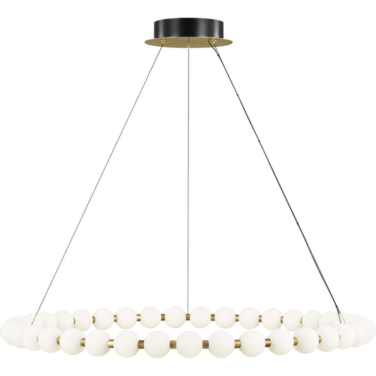 Orbet 42" Chandelier by Visual Comfort & Co.. Made from steel or brass in a unique style.