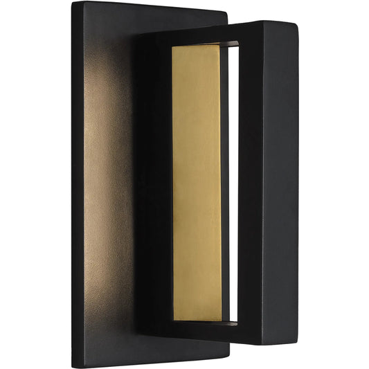 Anton Small Wall Sconce by Visual Comfort & Co. in black. Made from aluminum in a unique style.