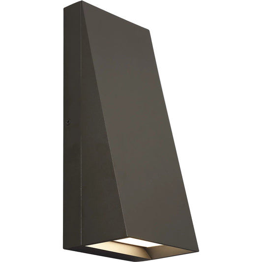 Pitch 12" Outdoor Wall Light by Visual Comfort & Co.. Made from aluminum in a unique style.