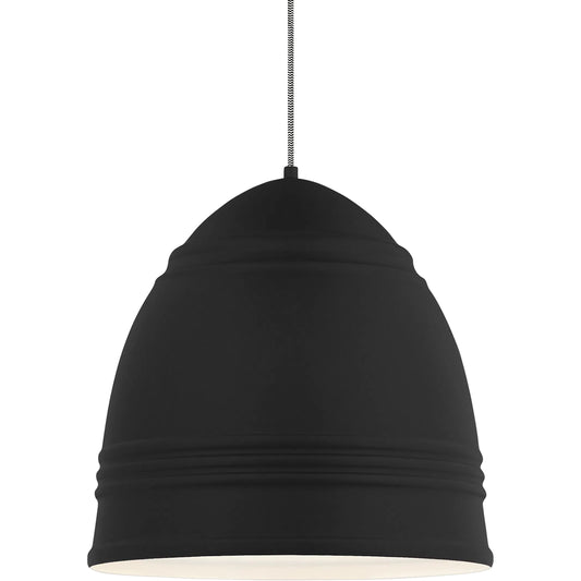 Loft Grande Pendant by Visual Comfort & Co. in black. Made from metal in a unique style.