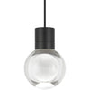 Black / Clear, Black Laser Etched / 2200K Integrated LED 120V