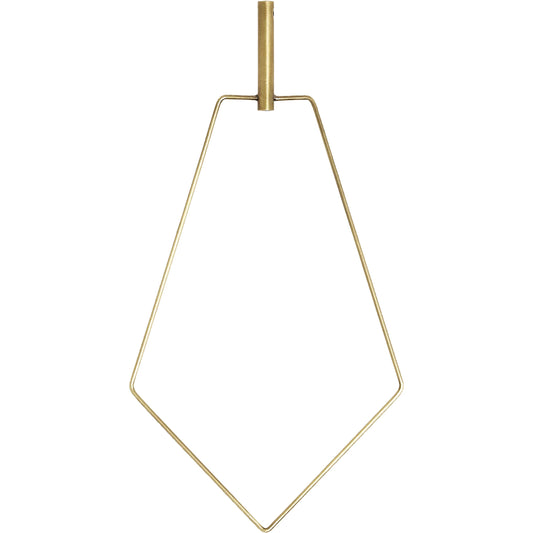 Trellis Pentagon Pendant Accs by Visual Comfort & Co.. Made from aluminum or brass in a unique style.