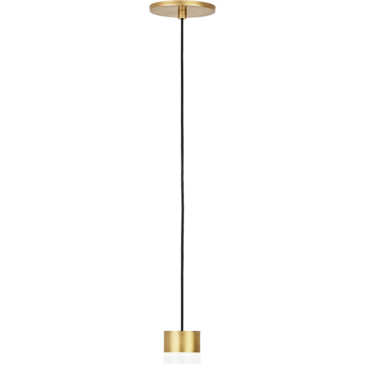 Gable 1 Light Pendant by Visual Comfort & Co.. Made from aluminum or brass in a unique style.
