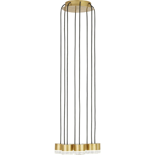 Gable 8 Light Chandelier by Visual Comfort & Co.. Made from aluminum or brass in a unique style.