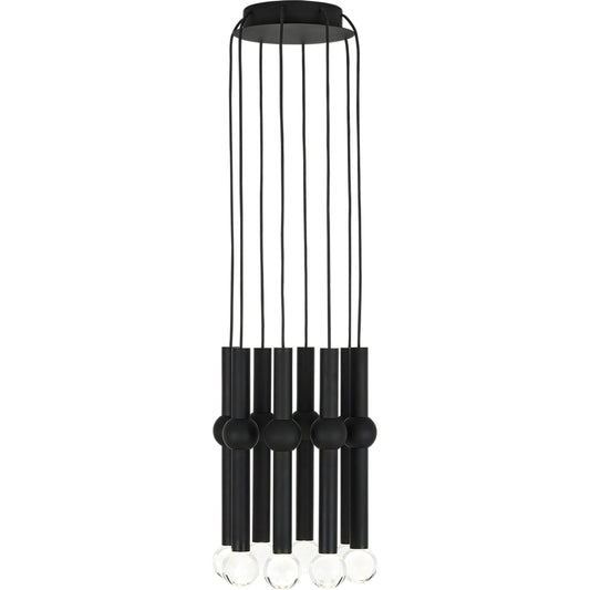 Guyed 8 Light Chandelier by Visual Comfort & Co.. Made from aluminum or brass in a unique style.