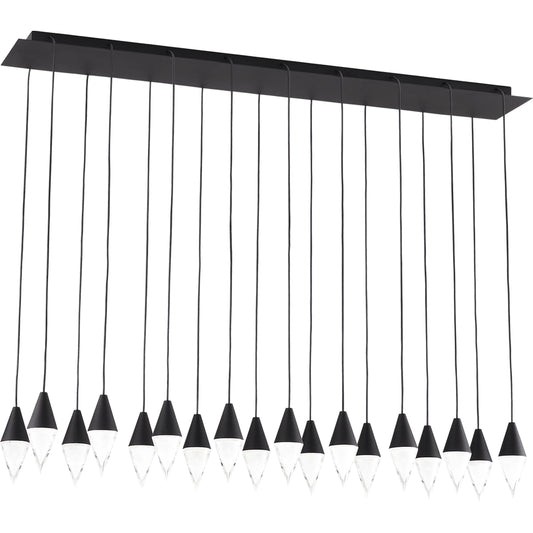 Turret 18+Light Chandelier by Visual Comfort & Co.. Made from aluminum or brass in a unique style.