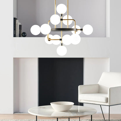 Viaggio Chandelier by Tech Lighting. Made from metal in a modern style.