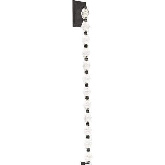 Collier 40 Wall Sconce by Visual Comfort & Co. in dark bronze and dark bronze. Made from aluminum, glass in a unique style.