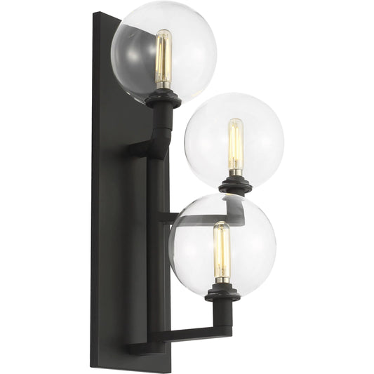 001 SI-2233146 | Primary Silo | Gambit Single Wall by Visual Comfort & Co. in white and nightshade black. Made from steel in a unique style.