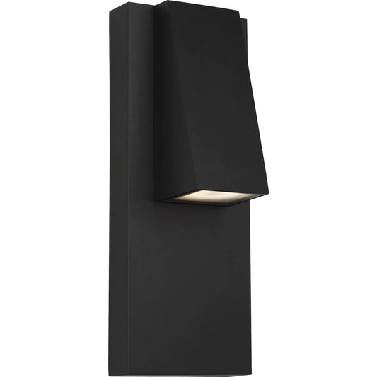 Peak Outdoor Wall by Visual Comfort & Co. in black. Made from aluminum in a unique style.