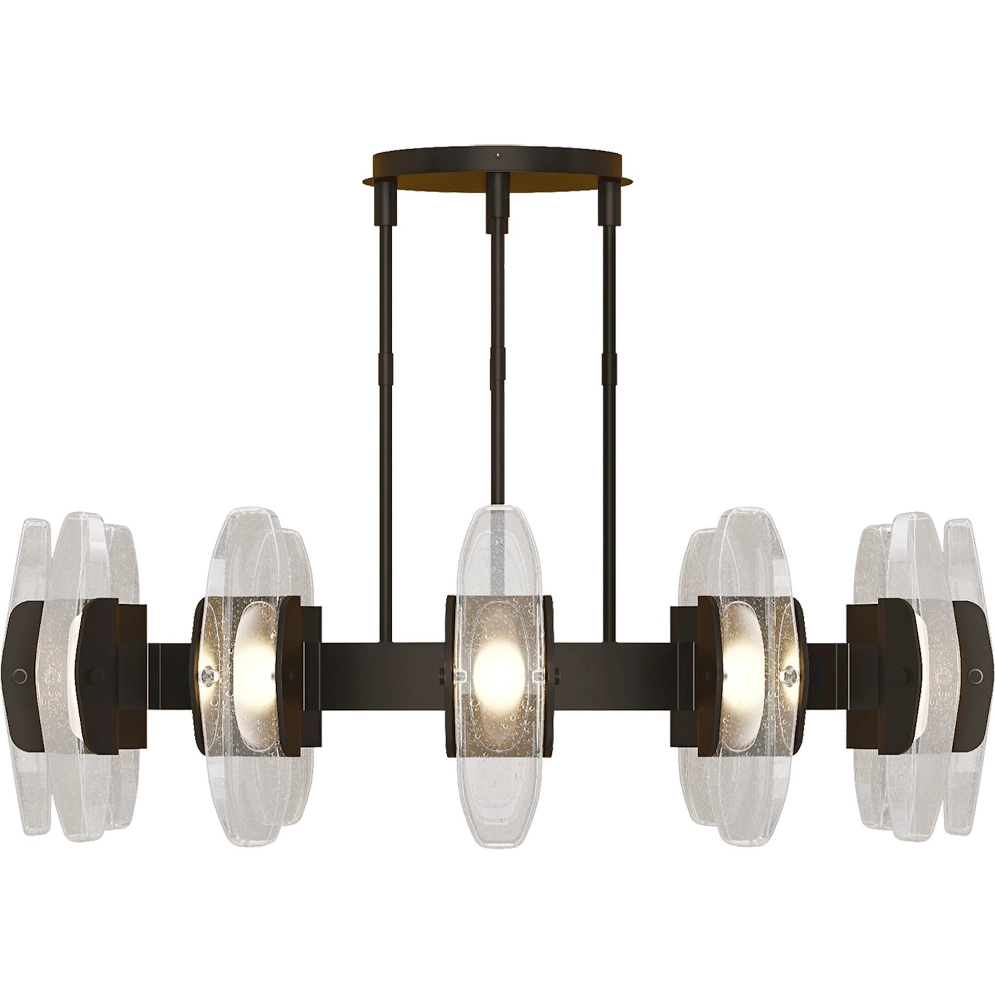 Wythe X-Large Chandelier by Visual Comfort & Co. in plated brass. Made from aluminum in a unique style.