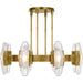 Wythe Large Chandelier by Visual Comfort & Co.. Made from aluminum in a unique style.
