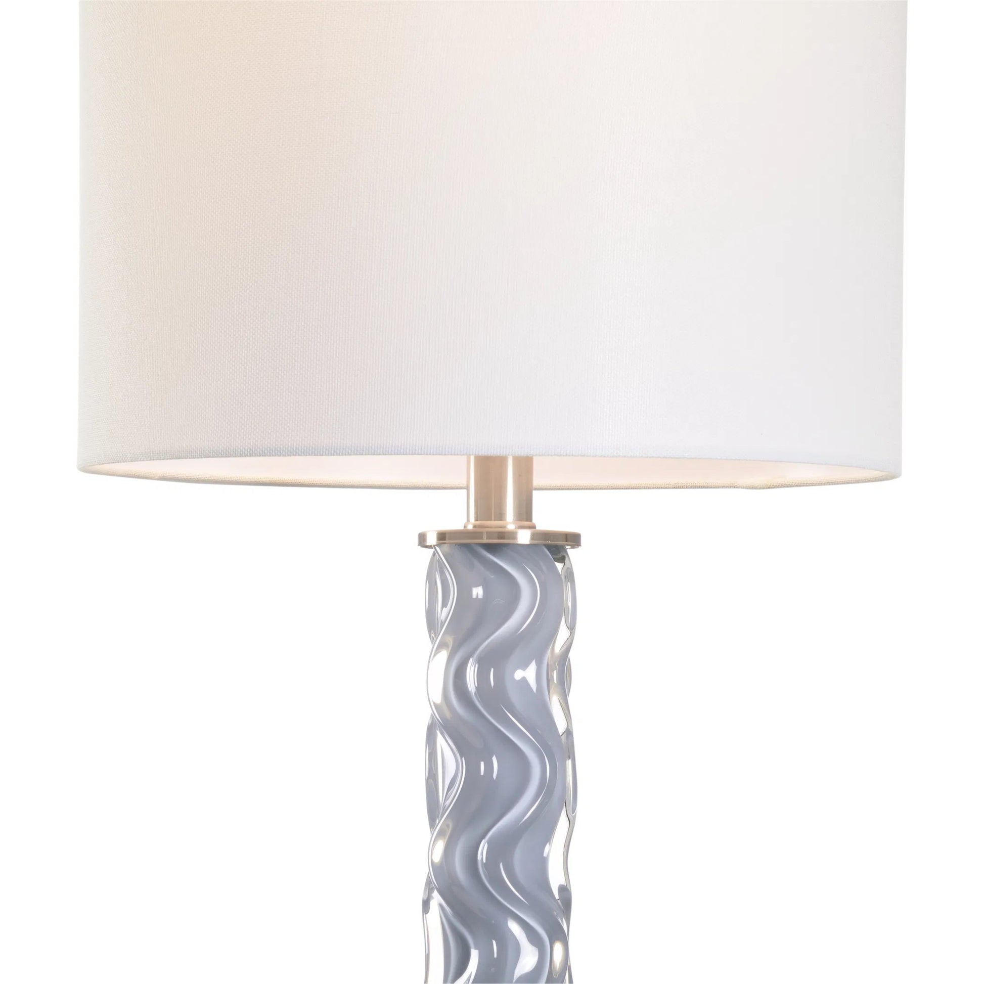 Emily Table Lamp by Chelsea House in clear, gray, natural white, nickel. Made from unique in a modern style.