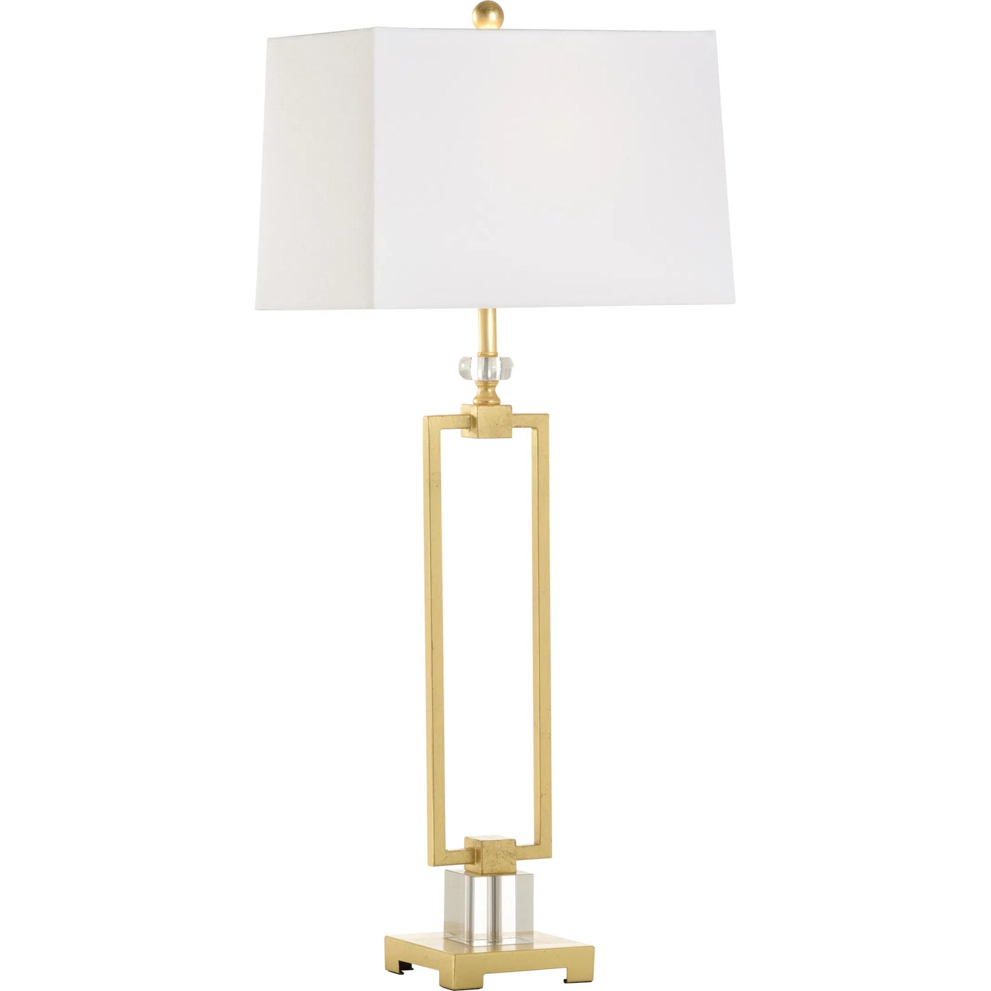 003 SI-2104746 | Primary Silo | Serene Table Lamp by Chelsea House in gold leaf, clear. Made from unique in a transitional style.