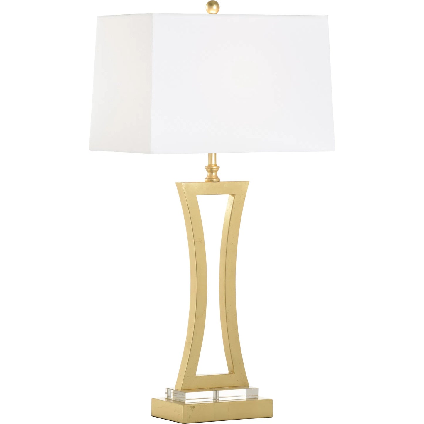 002 SI-2104748 | Primary Silo | Arbor Table Lamp by Chelsea House in gold leaf, clear. Made from unique in a transitional style.